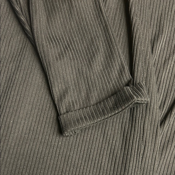 Dex Black Ribbed Cardigan 3X - Picture 3 of 3